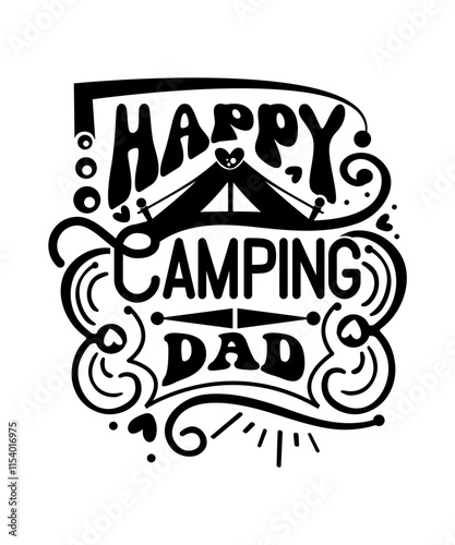 Happy Camping Dad svg