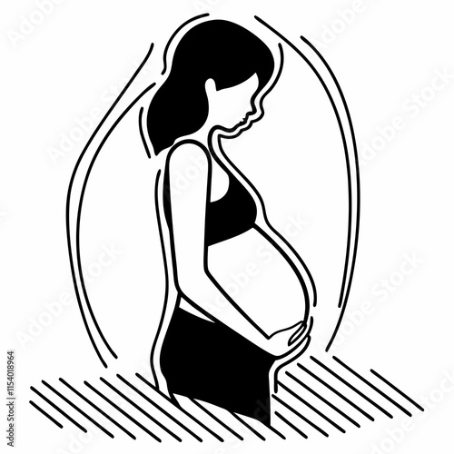 silhouette of a woman