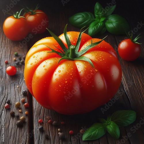 271 Tomato ( FF) A bright appetizing red orange adding zest and