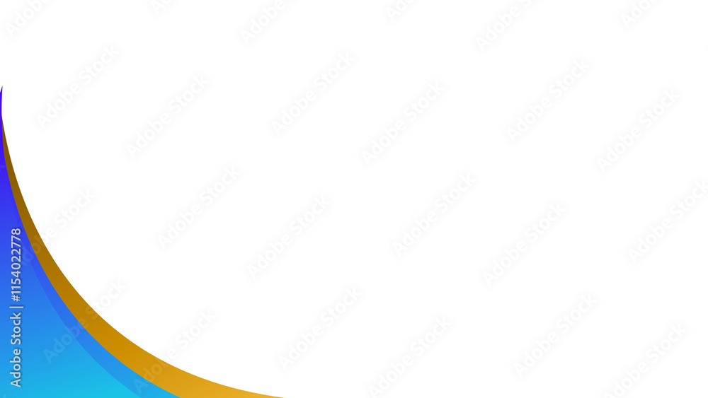 Illustration of an Blue Gold Gradient Frame Illustration of an Blue Gold Gradient Frame