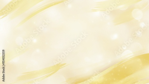 A shiny gold Christmas backdrop with bright yellow bokeh and soft blur evokes a holiday glow. photo