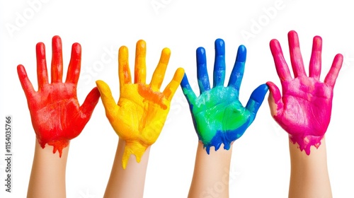 Vibrant Community Goals Through Colorful Supportive Gestures
