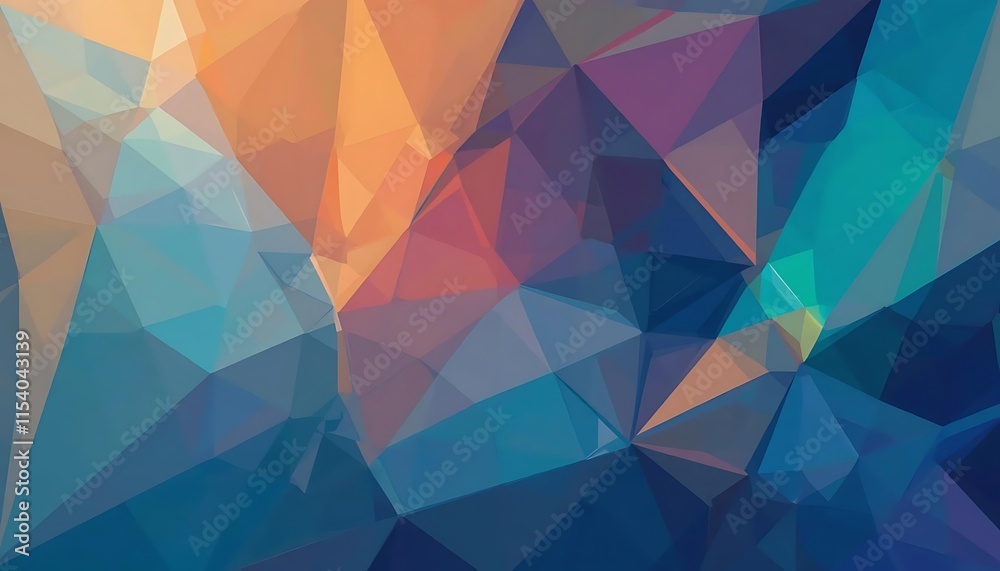Abstract Geometric Polygonal Pattern Design Abstract Geometric Polygonal Pattern Design