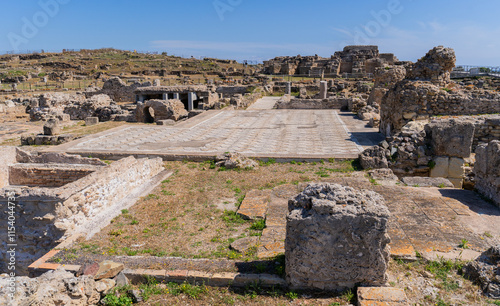 ruins of Nora, ancient Roman Punic city, Pula, southern Sardinia photo