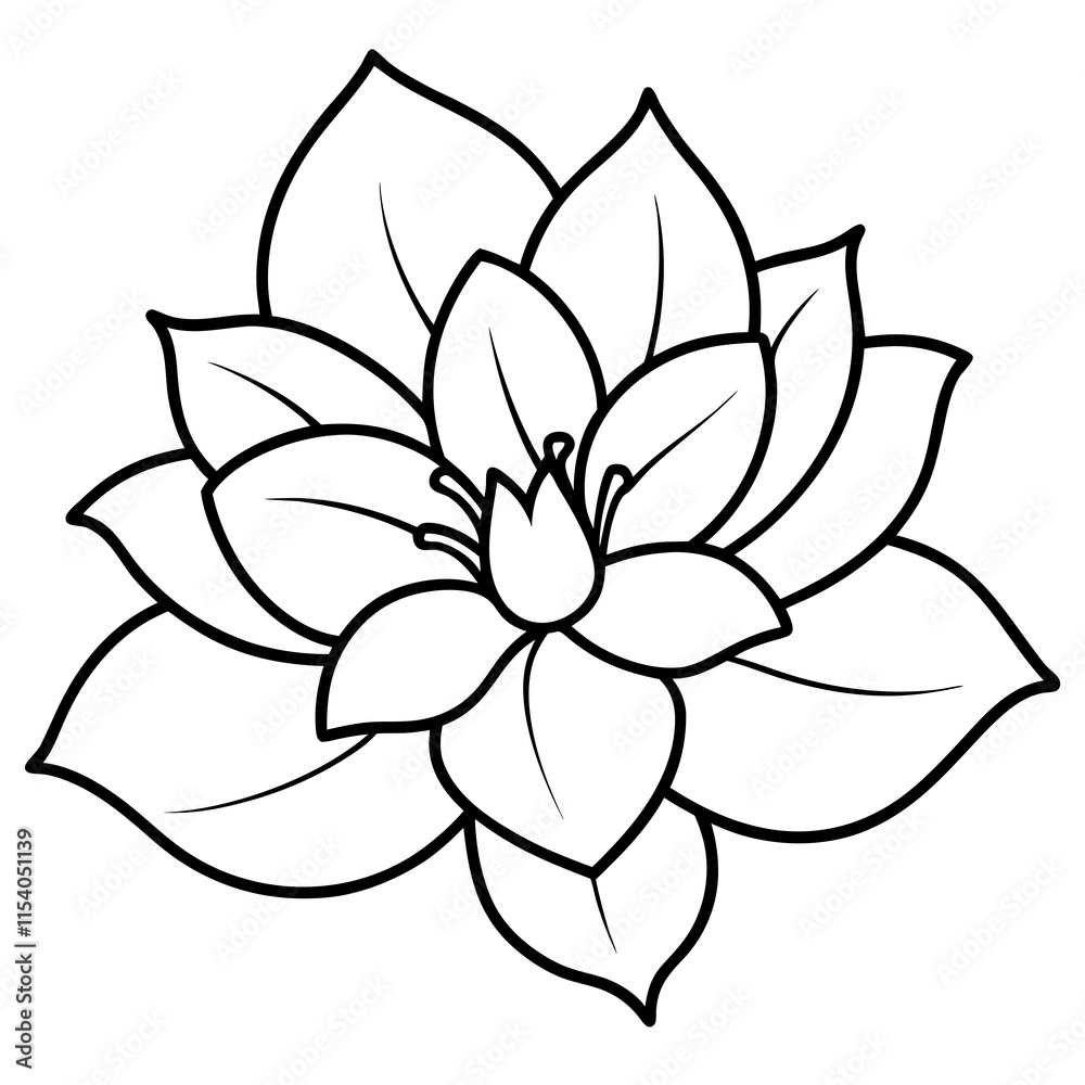 Blossom Charm line art art vector Blossom Charm line art art vector