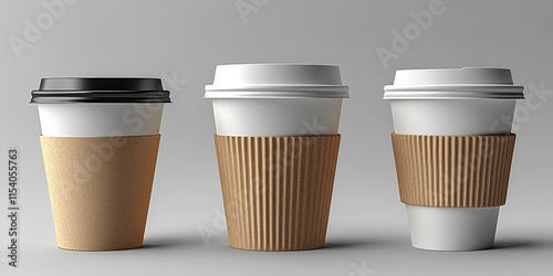 Wallpaper Mural Photo of a hot coffee in a paper cup Torontodigital.ca