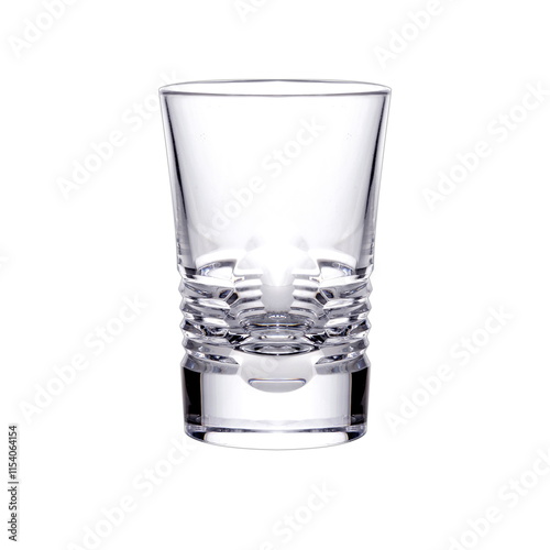 Glass of vodka isolated on a white background
