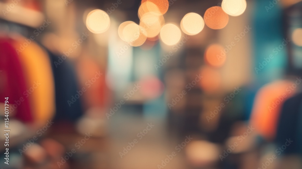 Blurred bright glowing lights of district in megapolis under dusk sky in evening on blurred background Blurred bright glowing lights of district in megapolis under dusk sky in evening on blurred background