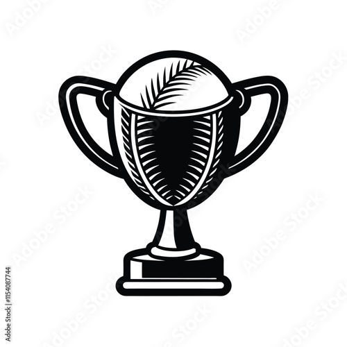 Baseball Trophy cup vector