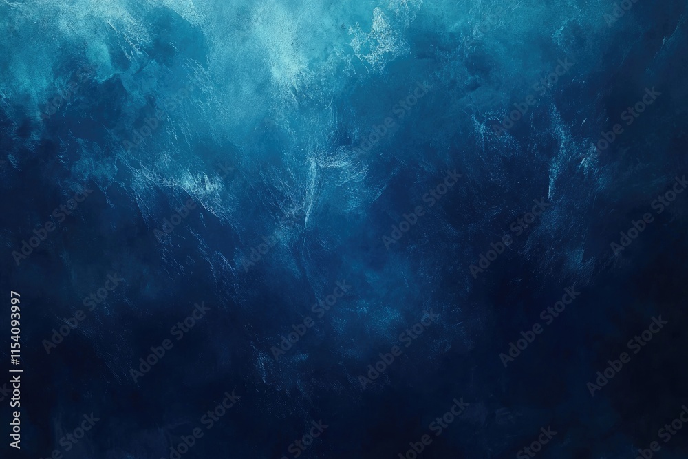 Fototapeta premium Abstract Blue Texture Deep Ocean Water Swirls
