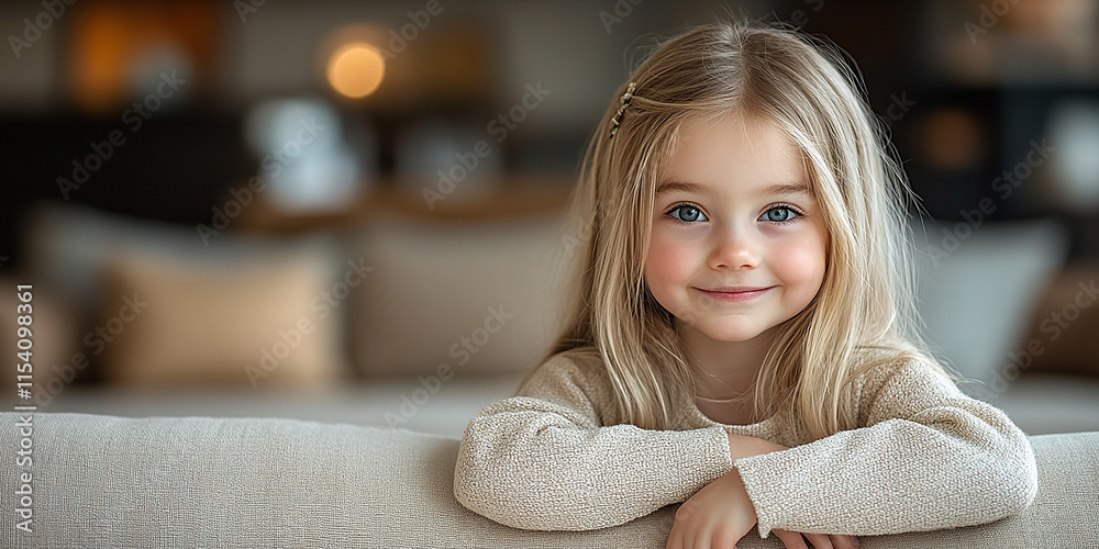 Portrait of a beautiful little girl looking at the camera Portrait of a beautiful little girl looking at the camera