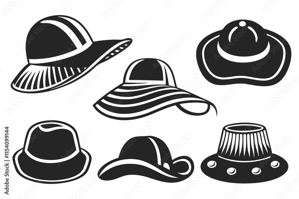 set of hats