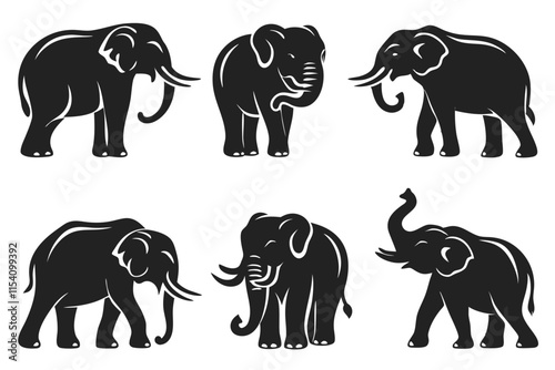 set of elephants