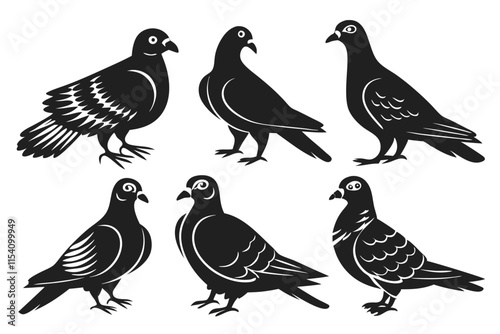 set of pigeons