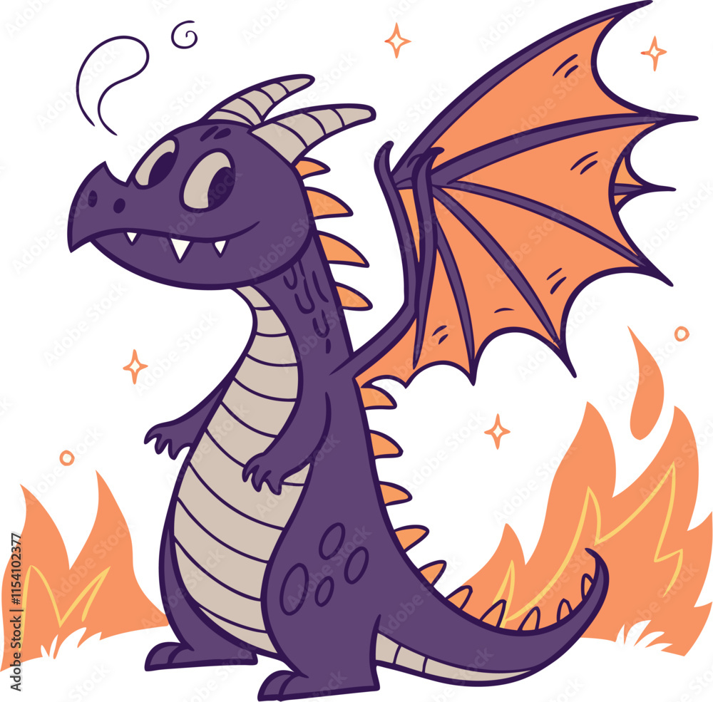 Obraz premium dragon logo