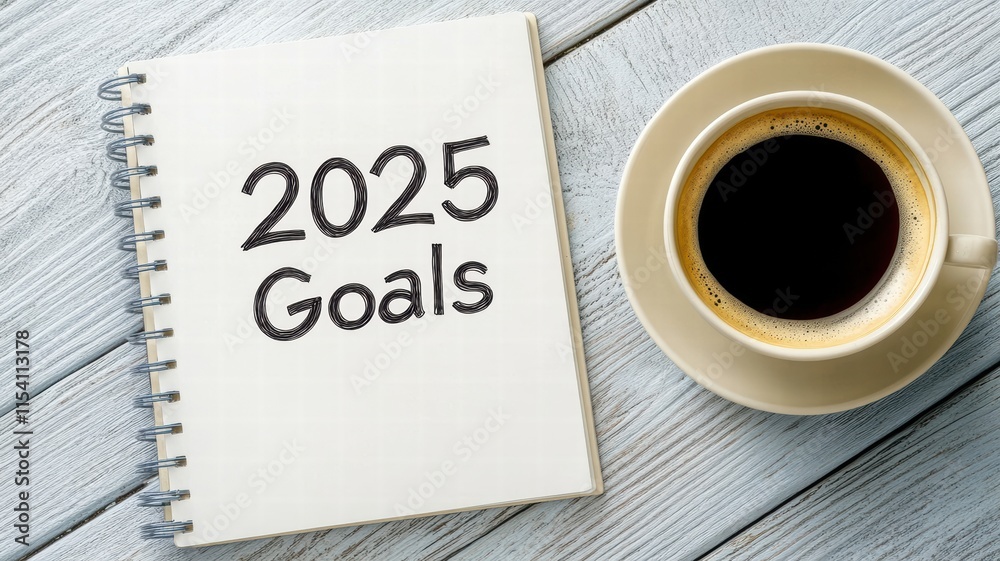 New year 2025 goals setting blank resolutions for success inspiring focus New year 2025 goals setting blank resolutions for success inspiring focus