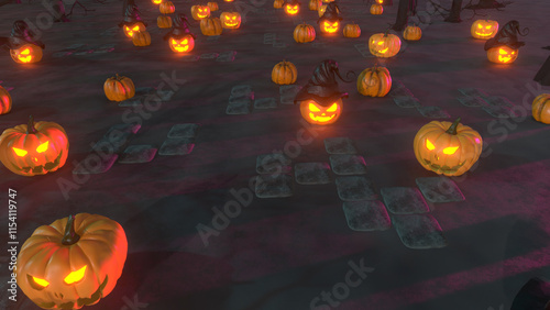 Halloween Pumpkin Background