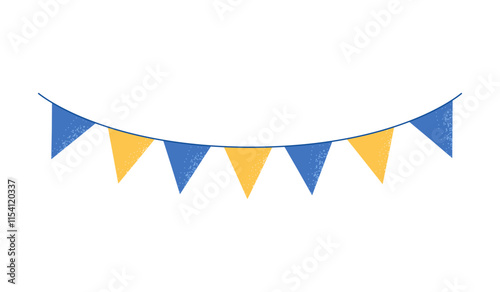 Garland with flags