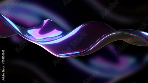 Wavy Shape Background 
