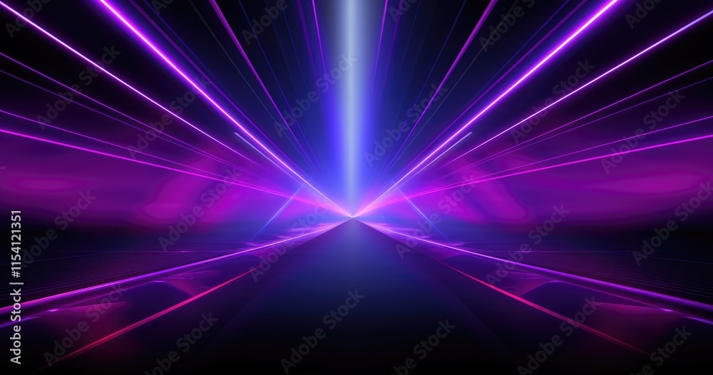 A vibrant, futuristic scene with beams of light converging in a dynamic, abstract space. A vibrant, futuristic scene with beams of light converging in a dynamic, abstract space.