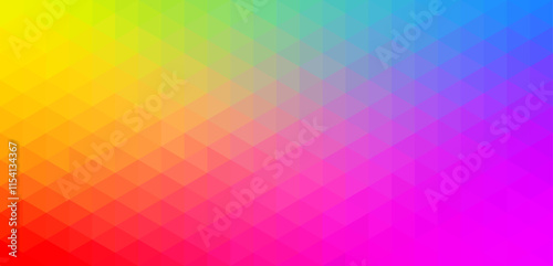 rainbow polygon background (artwork 2)