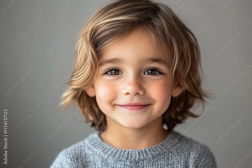 portrait of an white little boy with a smile portrait of an white little boy with a smile