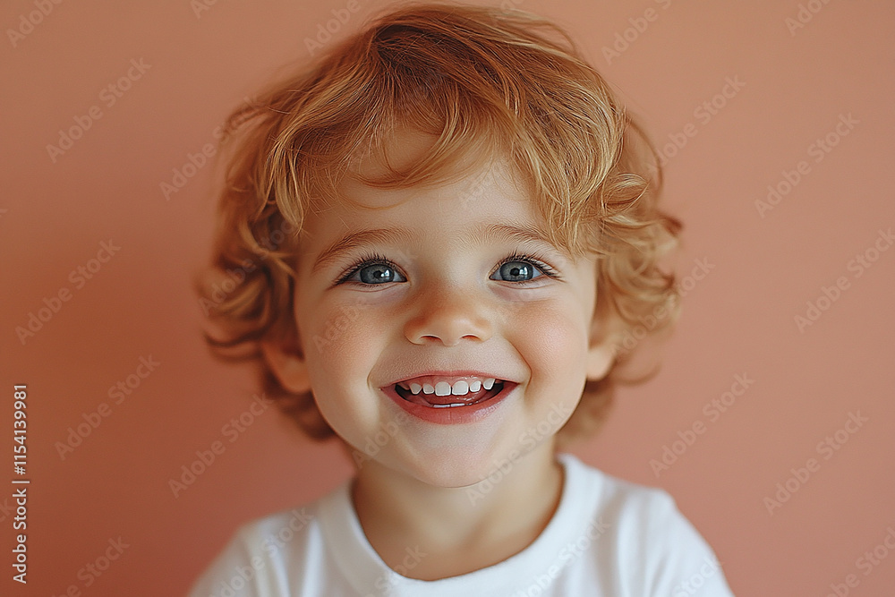 portrait of an white little boy with a smile portrait of an white little boy with a smile