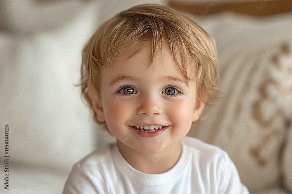 portrait of an white little boy with a smile portrait of an white little boy with a smile