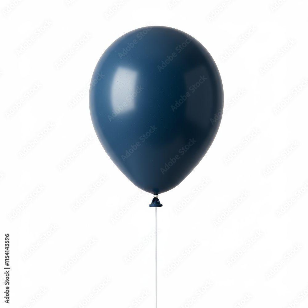 A blue balloon, isolated on a white background
A blue balloon, isolated on a white background