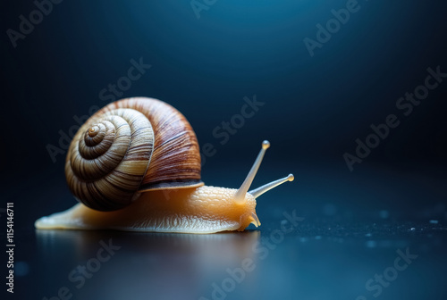 A snail's slow crawl
