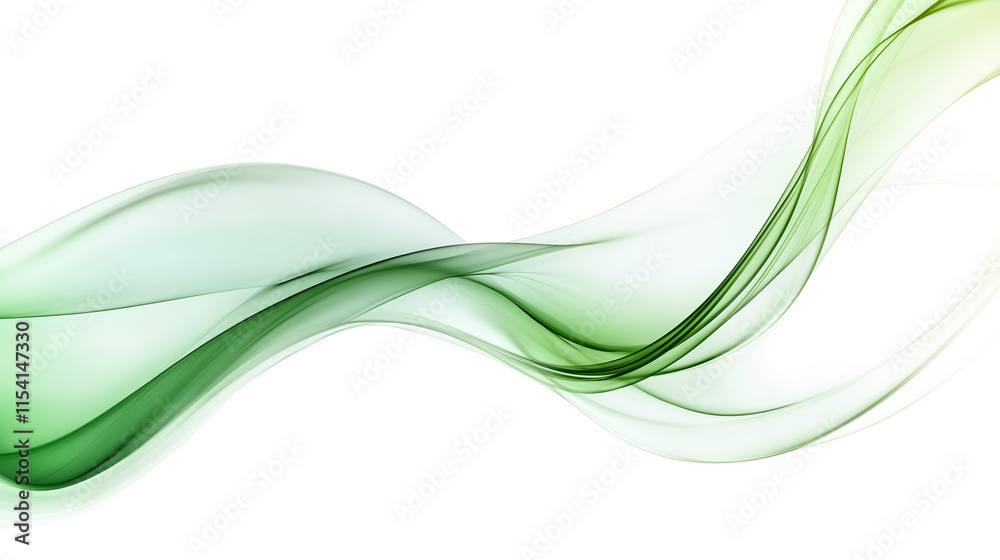 Abstract green flowing wave design with smooth translucent curves on a transparent background. Isolated png illustration for modern backgrounds, artistic compositions, and creative overlays Abstract green flowing wave design with smooth translucent curves on a transparent background. Isolated png illustration for modern backgrounds, artistic compositions, and creative overlays