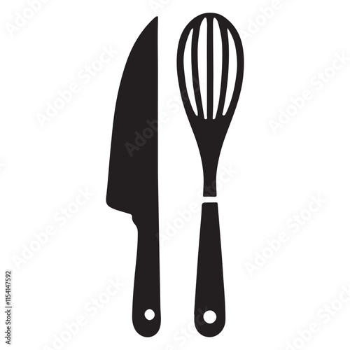 Essential Kitchen Tools Knife and Whisk for Culinary Excellence