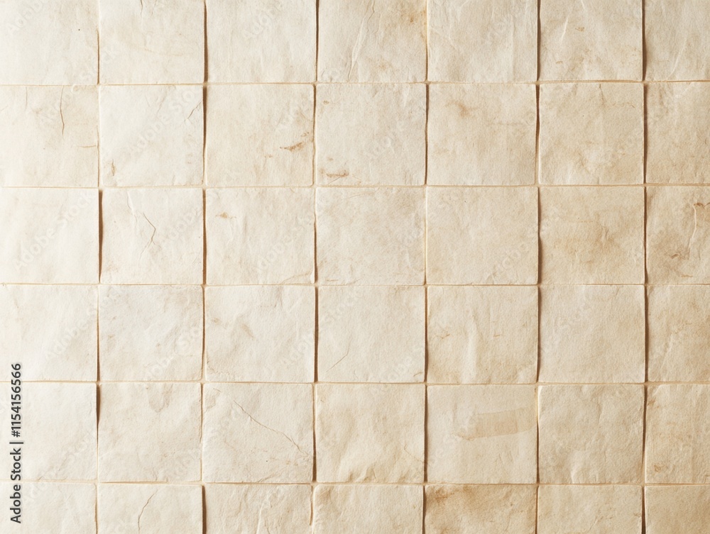 Textured Paper Background with Subtle Cream Color and Square Patterns Textured Paper Background with Subtle Cream Color and Square Patterns