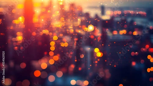 Wallpaper Mural A glowing city skyline at night with the promise of new opportunities and bright moments ahead Torontodigital.ca