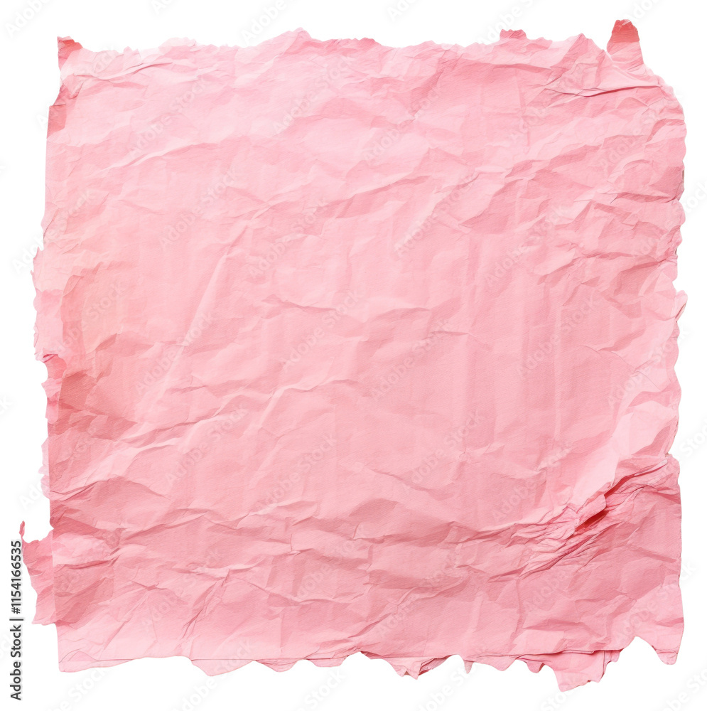 Fototapeta premium PNG Pink ripped paper background texture craft.