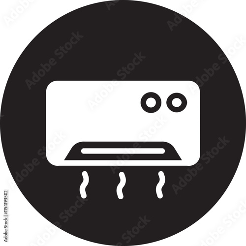 air conditioning glyph icon