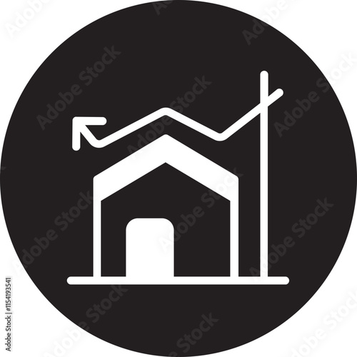 deficit glyph icon