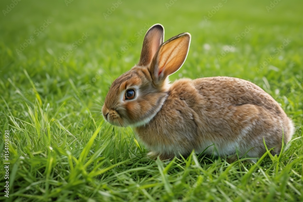 there is a rabbit that is sitting in the grass there is a rabbit that is sitting in the grass