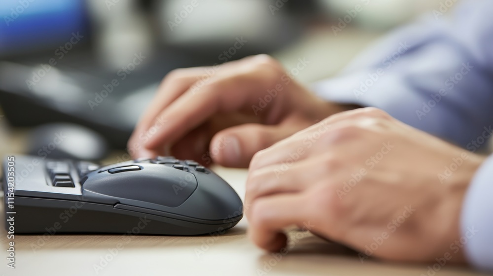 Entrepreneur brainstorming new business strategies and marketing trends using a tablet in an office
