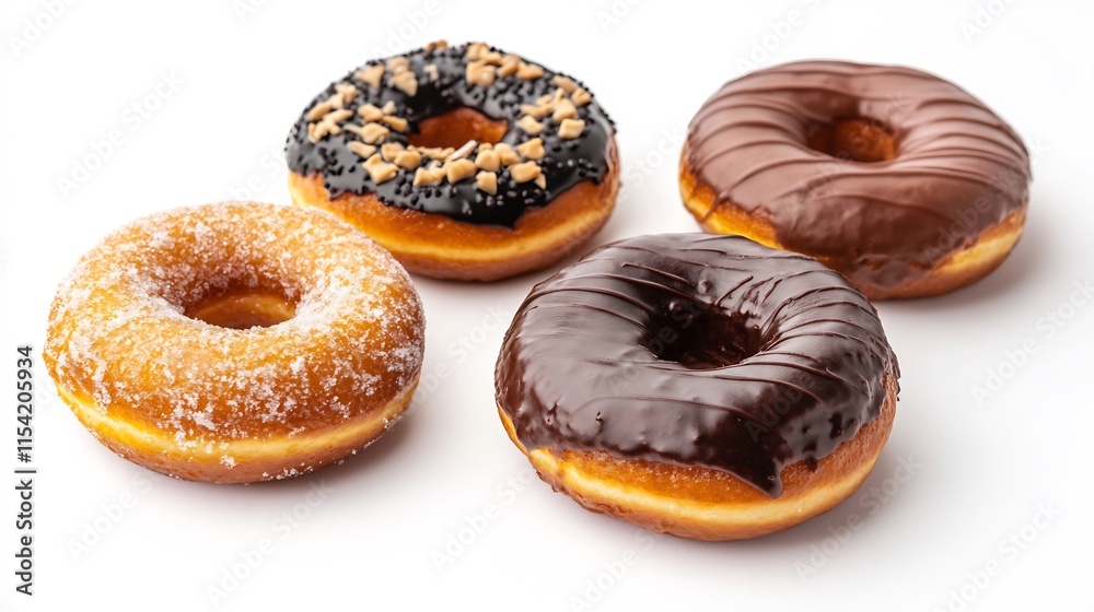 Delicious Glazed Donuts: A Sweet Treat Assortment Delicious Glazed Donuts: A Sweet Treat Assortment