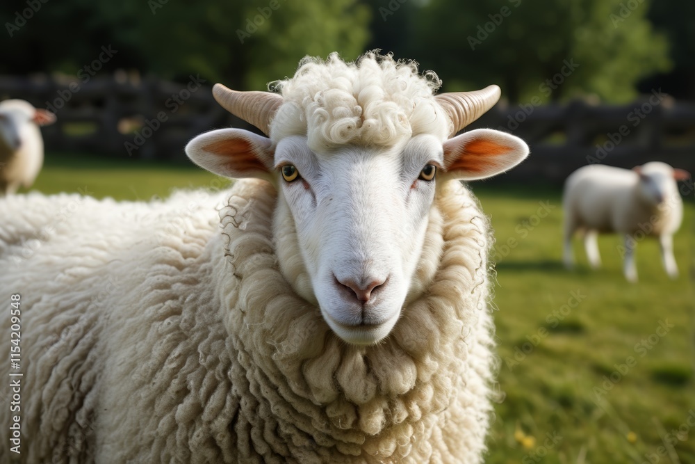 there are many sheep standing in a field of grass together there are many sheep standing in a field of grass together