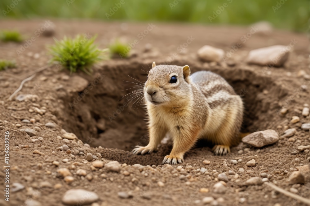 there is a small animal that is standing in the dirt there is a small animal that is standing in the dirt