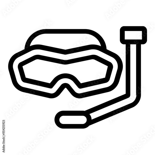 snorkeling icon