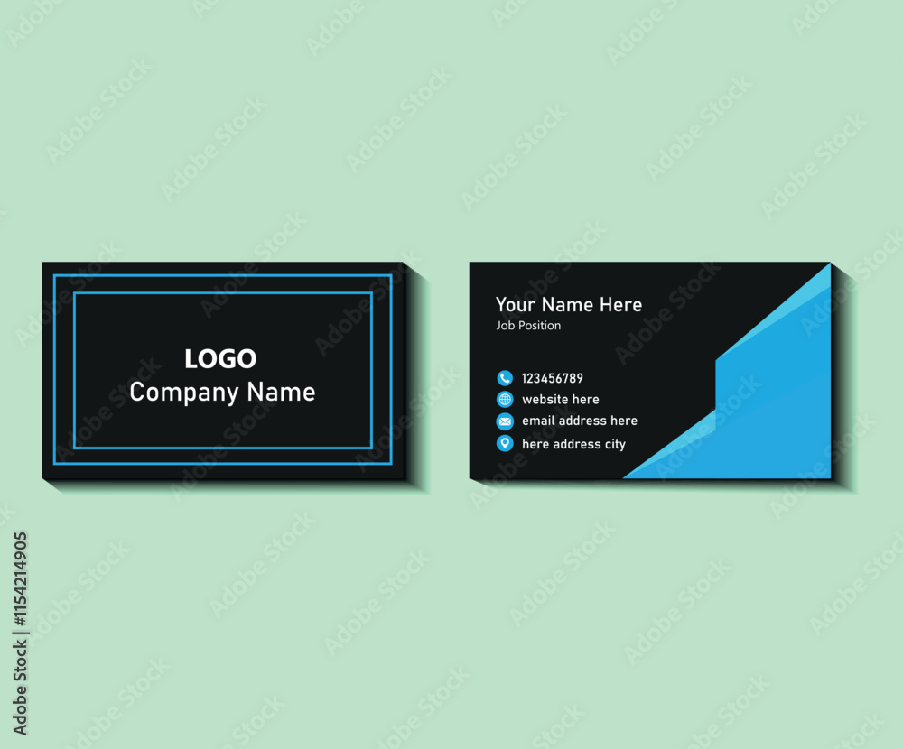Modern Business Card, Creative and Clean Business Card Template Modern Business Card, Creative and Clean Business Card Template