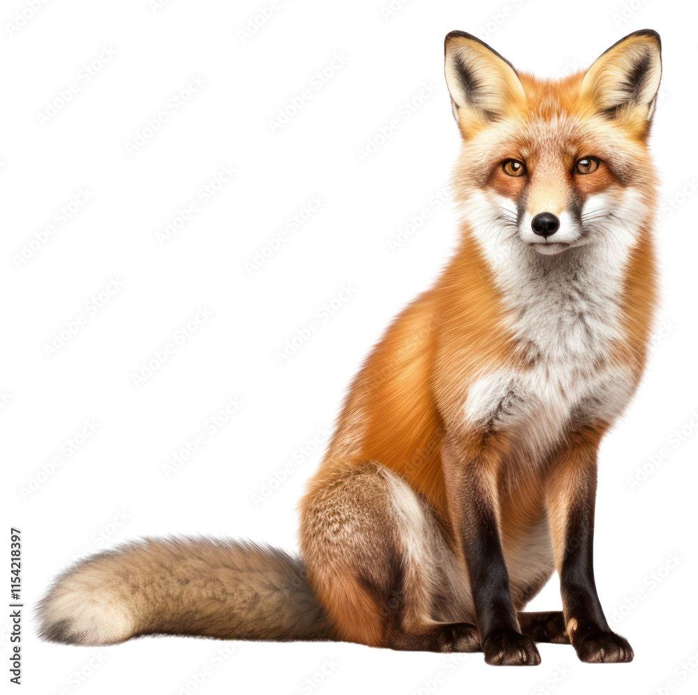 Fototapeta premium PNG Fox wildlife animal mammal.