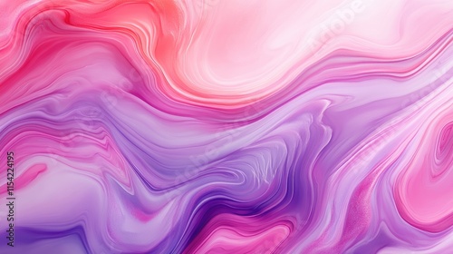 Abstract Fluid Art in Soft Pink and Purple Tones for Design Use