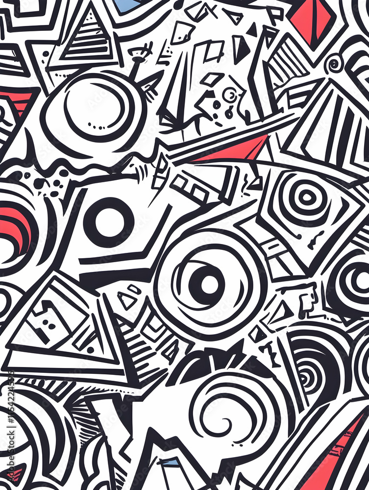 Abstract urban graffiti art seamless pattern, textured background for fashion, web design. Abstract urban graffiti art seamless pattern, textured background for fashion, web design.
