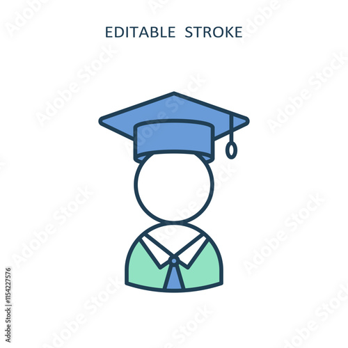 A vibrant and colorful icon that beautifully represents special education, with a strong emphasis on ensuring accessibility and support for students who have diverse learning needs and abilities