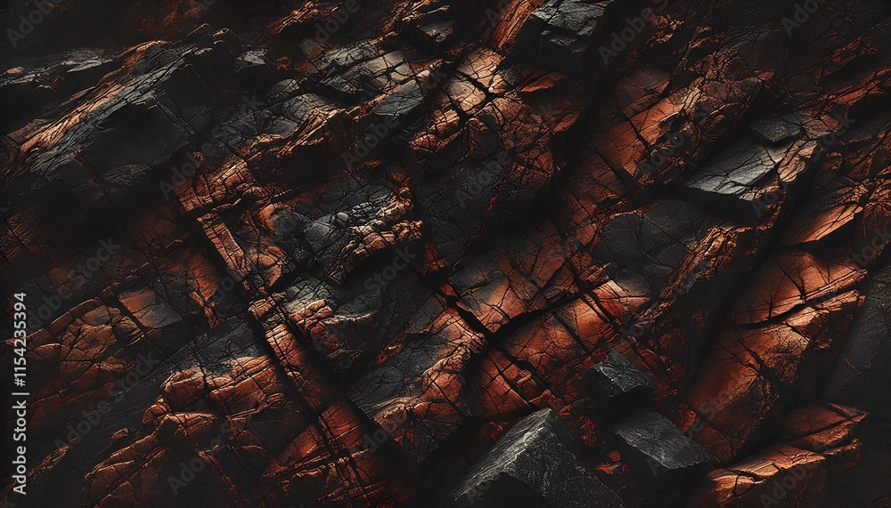 Earth’s Palette: Warm Rock Tones with Natural Cracks Earth’s Palette: Warm Rock Tones with Natural Cracks