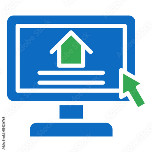 Home Page vector contact us communication glyph icon